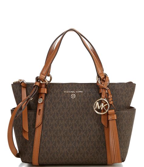 michael kors mk signature black and|Michael Kors signature sullivan.